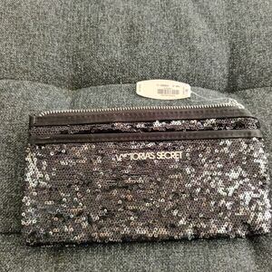 Victoria's Secret Sequin Clutch - Black